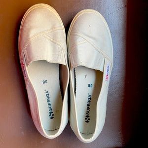 Superga Slip On Shoes  Blue Grey 38 8